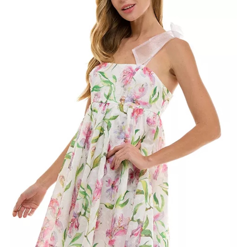 Floral Print Juniors  Dress